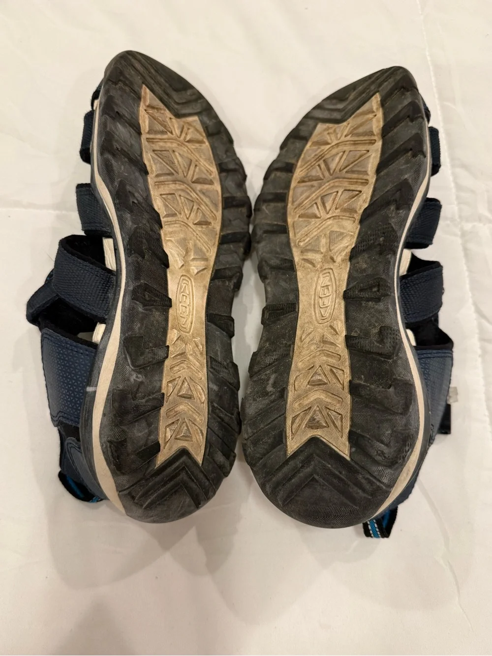 Keen Navy Blue Kids Closed-Toe Trek Sandals 5Y